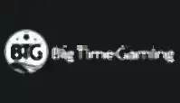 Big Time Gaming játékszolgáltató logója – a Megaways mechanika feltalálója a WishWin kínálatában